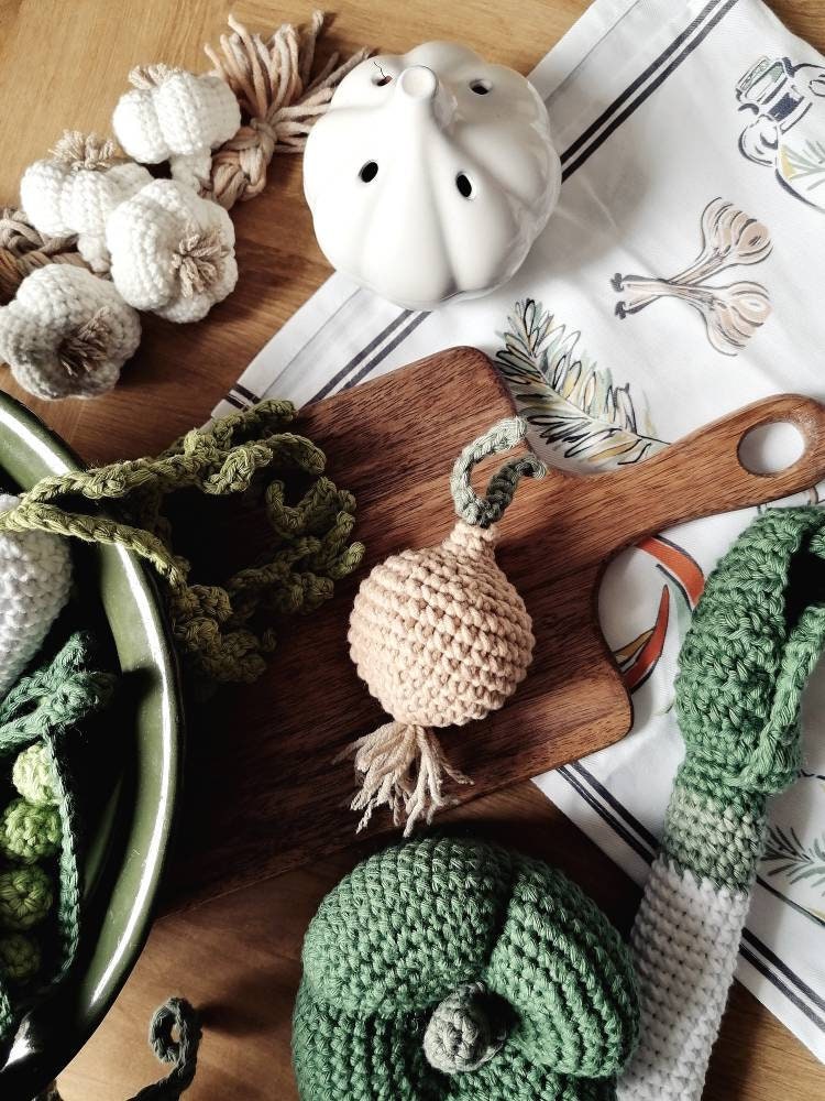 Crochet onion miniature food play food. Montessori toys Etsy