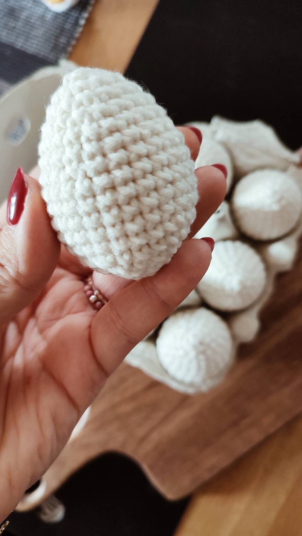 Crochet egg Play food toys Pretend play kitchen Gift for Etsy Polska