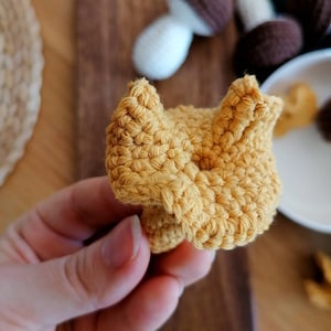 Crochet Mushroom: Montessori Pretend Play Food, Kids Kitchen Accessories image 7