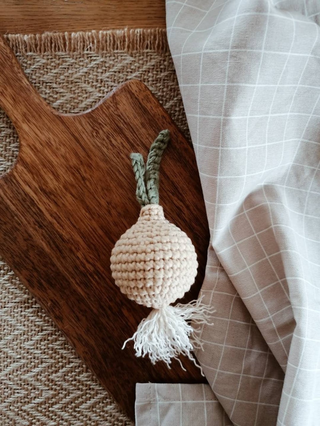 Crochet Onion Miniature Food Play Food. Montessori Toys Etsy