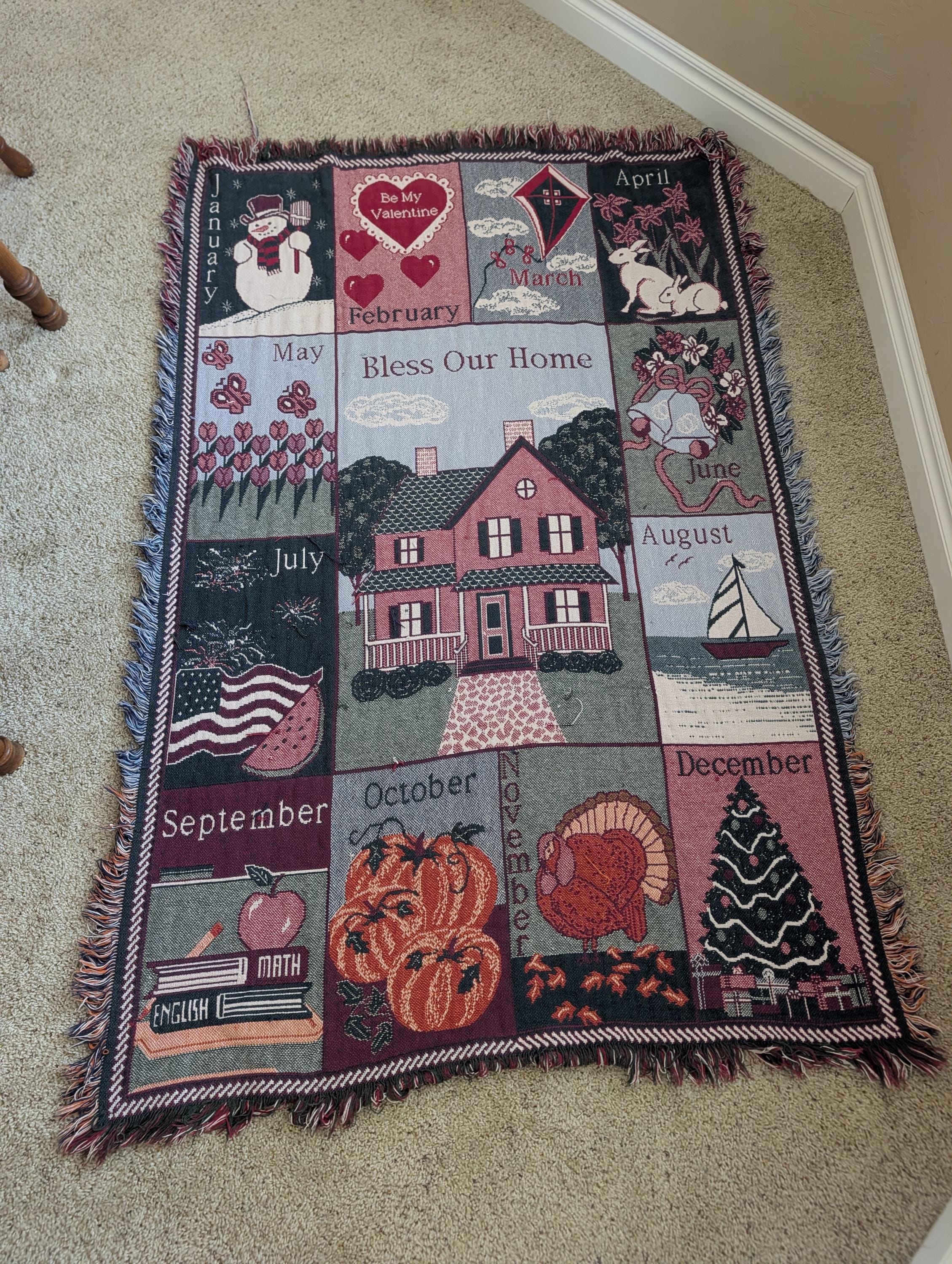 Vintage 90 S Blankets - Etsy