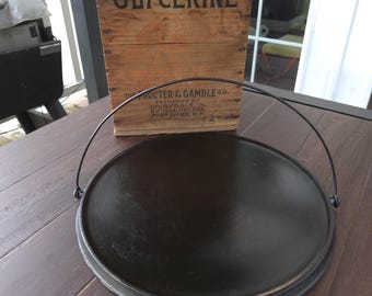 Griswold #16 gietijzeren ronde bakplaat gerestaureerd