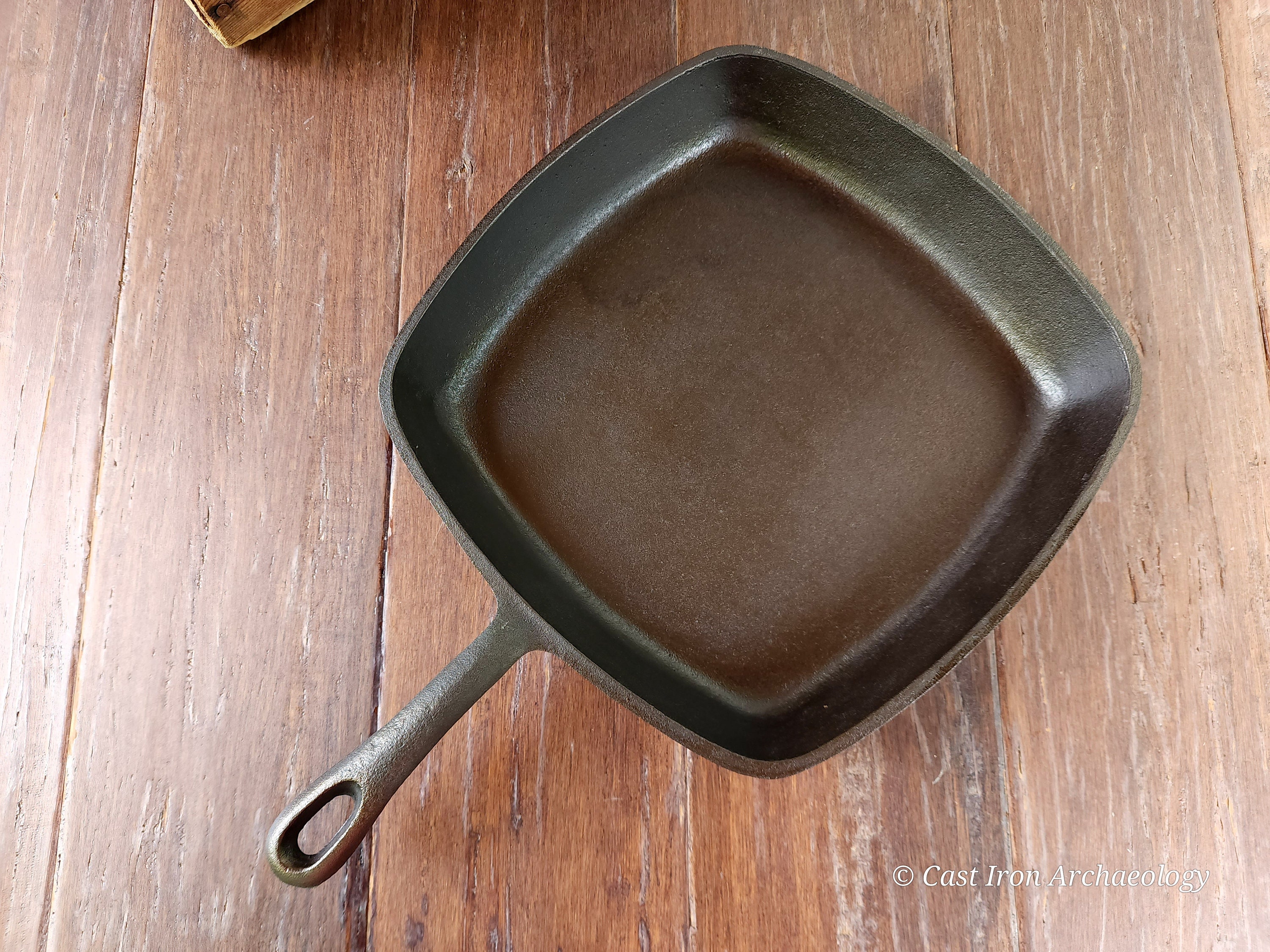 Birmingham Stove & Range (BSR) Cast Iron Square Skillet
