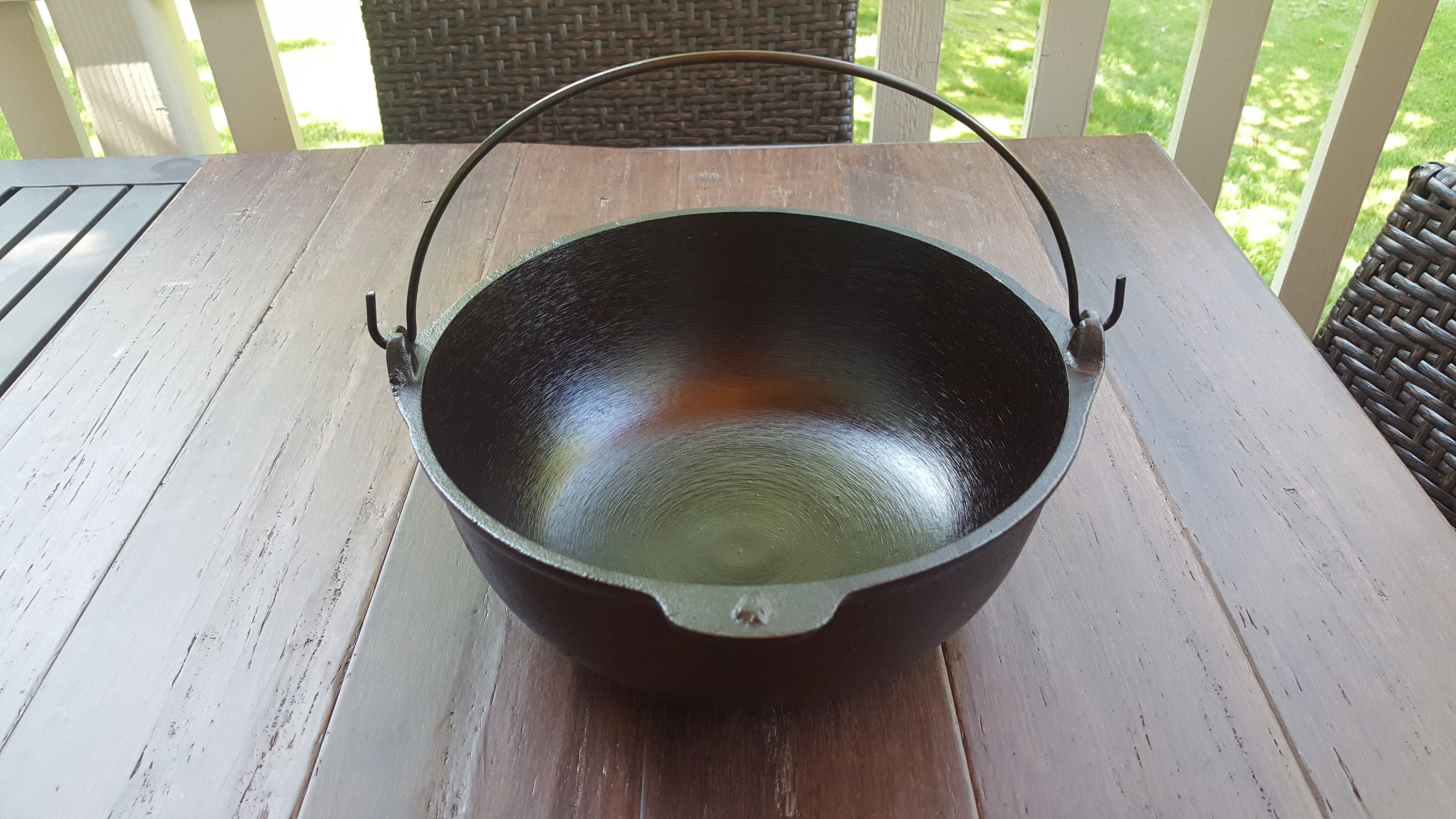 Cast Iron Scotch Bowl for sale Only 4 left at 65