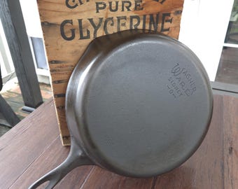 Wagner #10 Cast Iron Skillet With Stylized Logo Restored