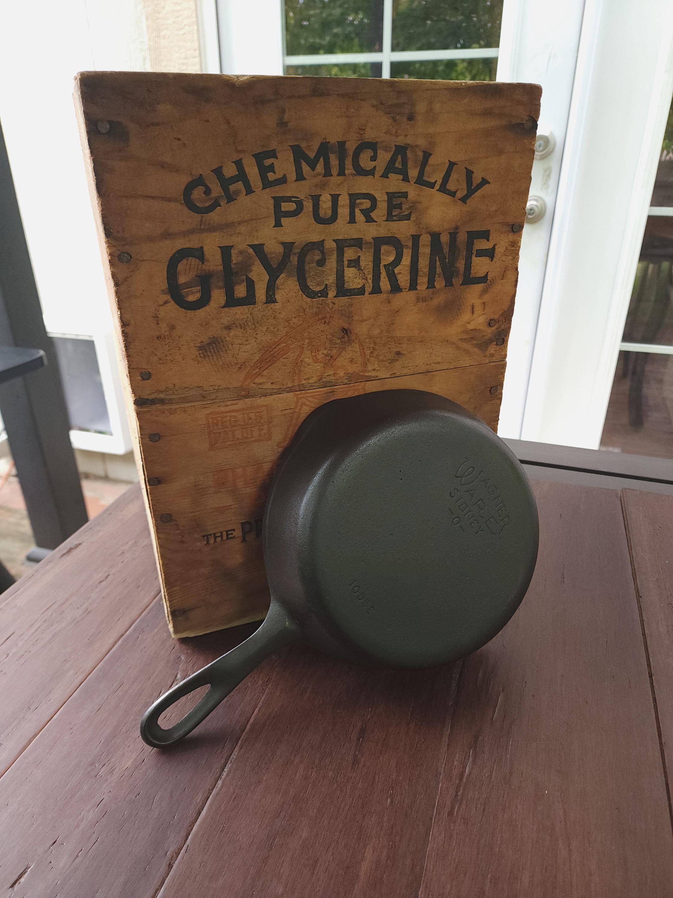 Wagner #5 Cast Iron Skillet With Stylized Logo Restored