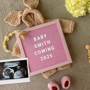 Pregnancy announcement