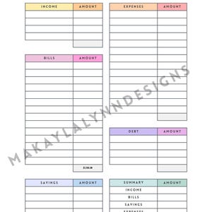 Budget planner