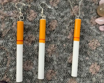 Full Cigarette Earrings / Necklace