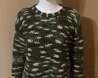 Crochet Camo Sweater (Camouflage)