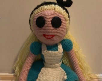 Alice in Wonderland Amigurumi Doll