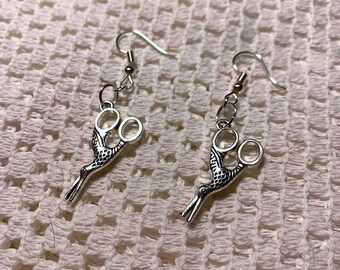 Scissor Earrings / Scissors / Vintage / Fancy