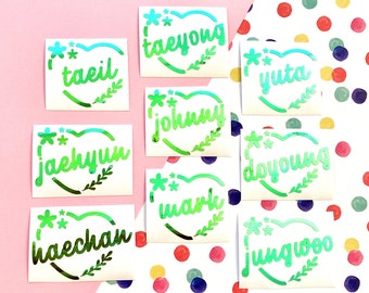 nct stickers etsy