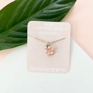 BTS Spring Day Charm Necklace