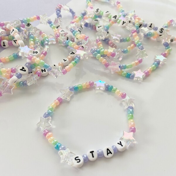 Stray Kids "Stay" Rainbow Beaded Bracelet [SKZ Stay Bracelet +freebie]