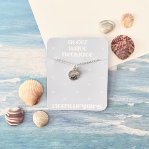 Ateez &quot;Wave&quot; Charm Necklace [+ freebie]