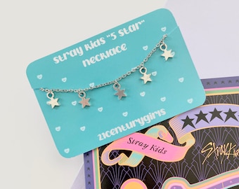 Stray Kids 5-Star Charm Necklace [+freebie]