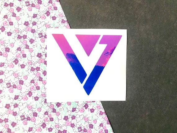 Seventeen Logo Vinyl Decal Sticker Freebie | Etsy
