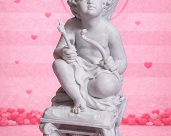 Stenen Cupido – Klassiek 3D-standbeeld