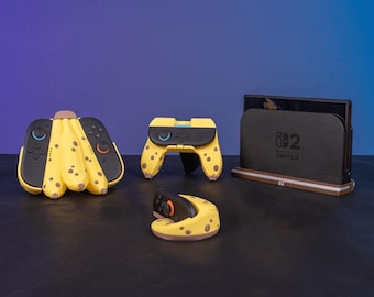 Bananasplit-controllergreep – Nintendo Switch 2-gadgetaccessoire