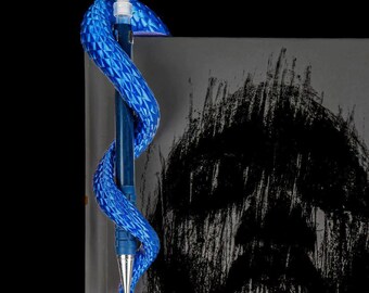 Dragon Tail Stifthalter - Fantasy Buch Schreibtisch Accessoire, 3D Gedruckt PLA