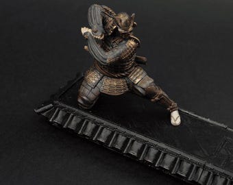 Samurai Incense Holder , Japanese Warrior Zen Decor
