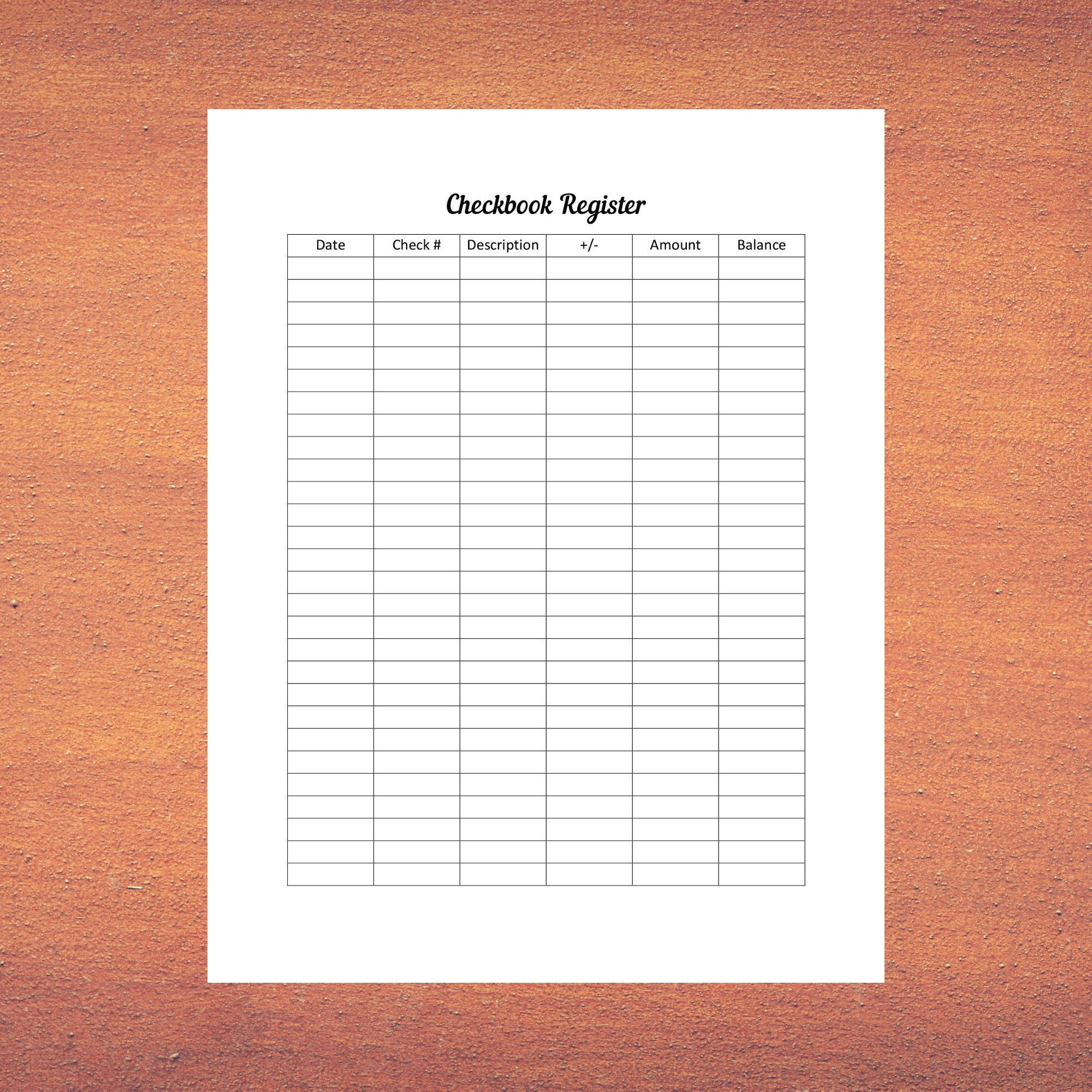 checkbook registers checkbook registers