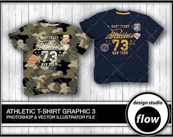 Graphic T-Shirt Design-Layered Photoshop File - Vector Illustrator File (DSF-AG-3)