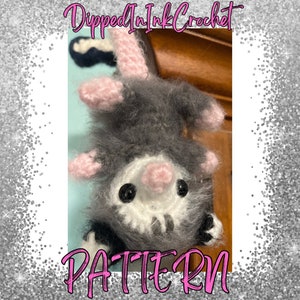 Hängende Opossums Häkelanleitung