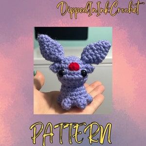 No-Sew Espeon Crochet Pattern