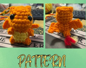 Low-sew Charizard Crochet Pattern