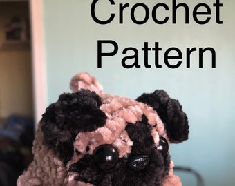 Walnut the Pug Crochet Pattern