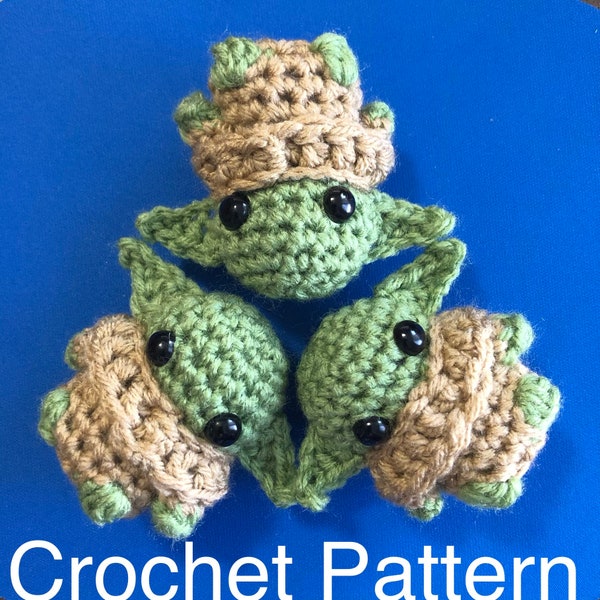 Small Green Alien Crochet Pattern