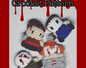Pocket Size Horror Guys Crochet Pattern