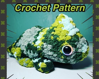 Jake the Chameleon Crochet Pattern