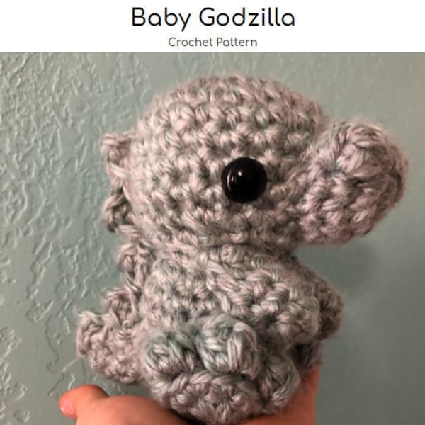 Amigurumi Baby Godzilla Crochet Pattern