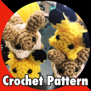 Pikachu and Eevee Crochet Pattern