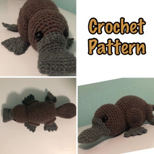 Spud the Platypus Crochet Pattern