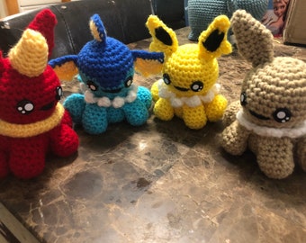 BUNDLE Chibi Eeveelutions Crochet Pattern