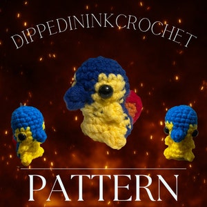 Low-Sew Cyndaquil Crochet Pattern