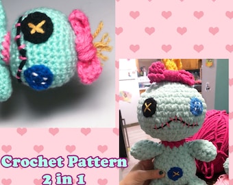 Voodoo Scrump 2 in 1 Crochet Pattern