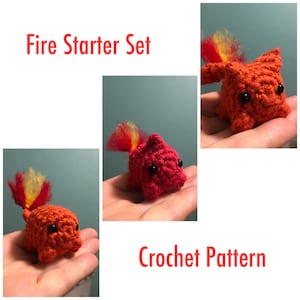 Fire Starter Crochet Pattern Set