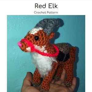 Red Elk Crochet Pattern