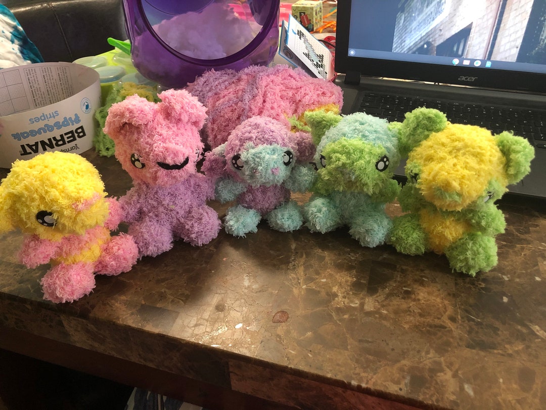 Cotton Candy Animals Etsy