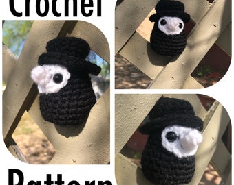 Chibi Plague Doctor Crochet Pattern