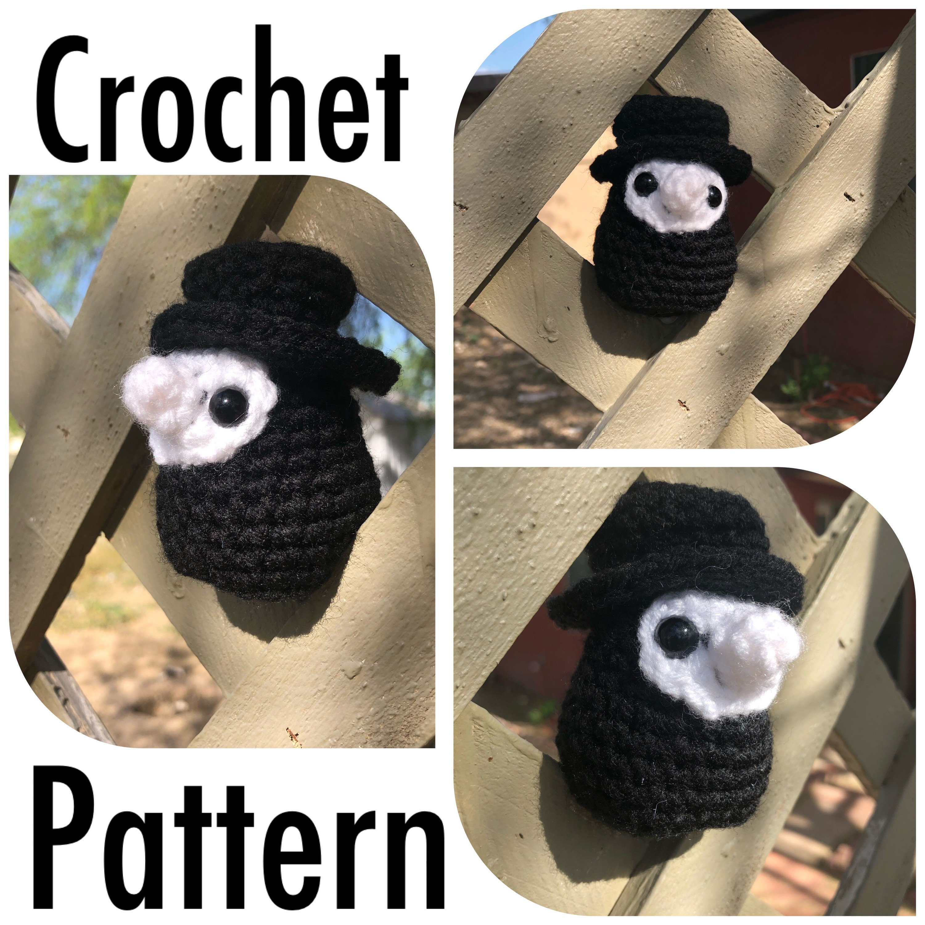 Chibi Plague Doctor Crochet Pattern