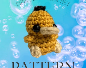 No-Sew Psyduck Crochet Pattern