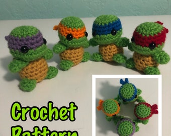 Turtles or Ninjas? Crochet Pattern