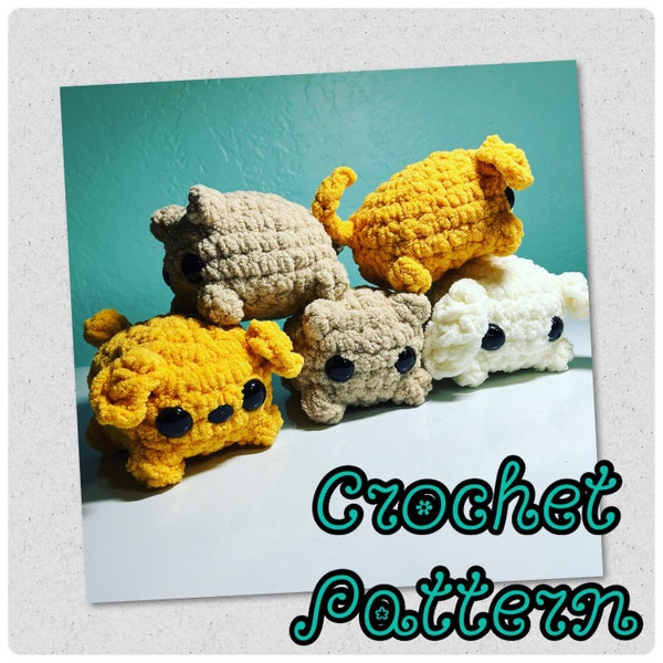 NO-SEW Animal Loaf Crochet Pattern