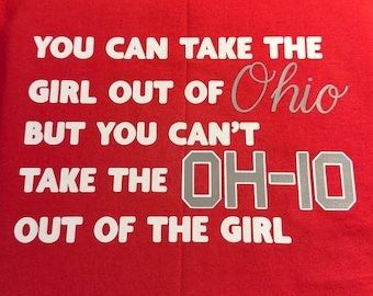 Ohio Girl T-Shirt: OSU Buckeyes Fan Shirt